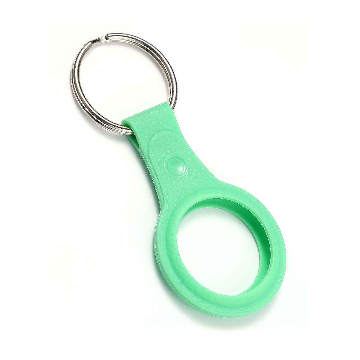 

Leather-Surface-Like TPU Cover Case for Apple AirTag - Green, AirTag