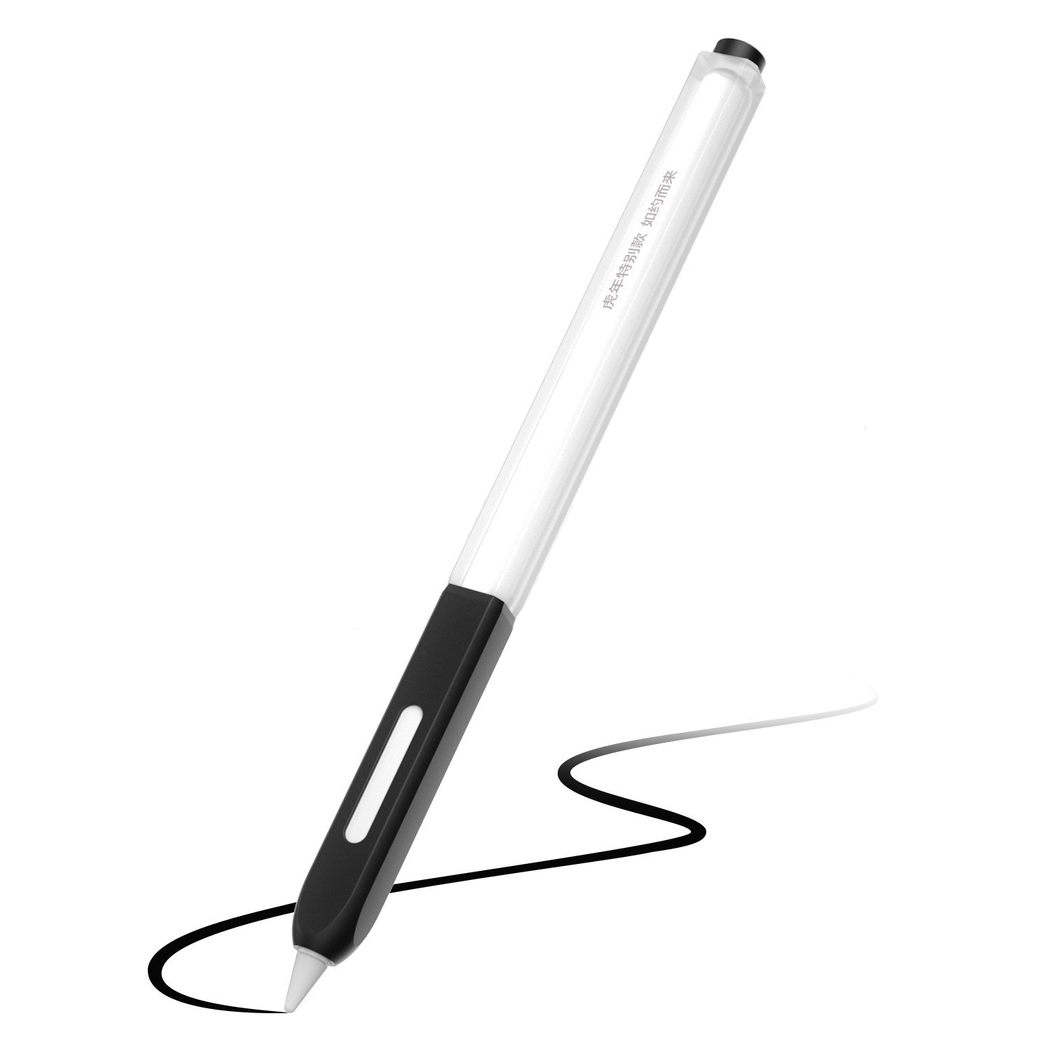 

Für Apple Pencil 2. Generation Stylus Pen Silikonabdeckung Anti-drop-schutzhülle - Schwarz, Apple Pencil (2nd Generation)