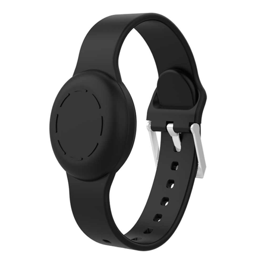 

Kids Armband Für Apple Airtag, Trackerhalter Silikongehäuse Wasserdichtes Verstellbares Armband - Schwarz, AirTag
