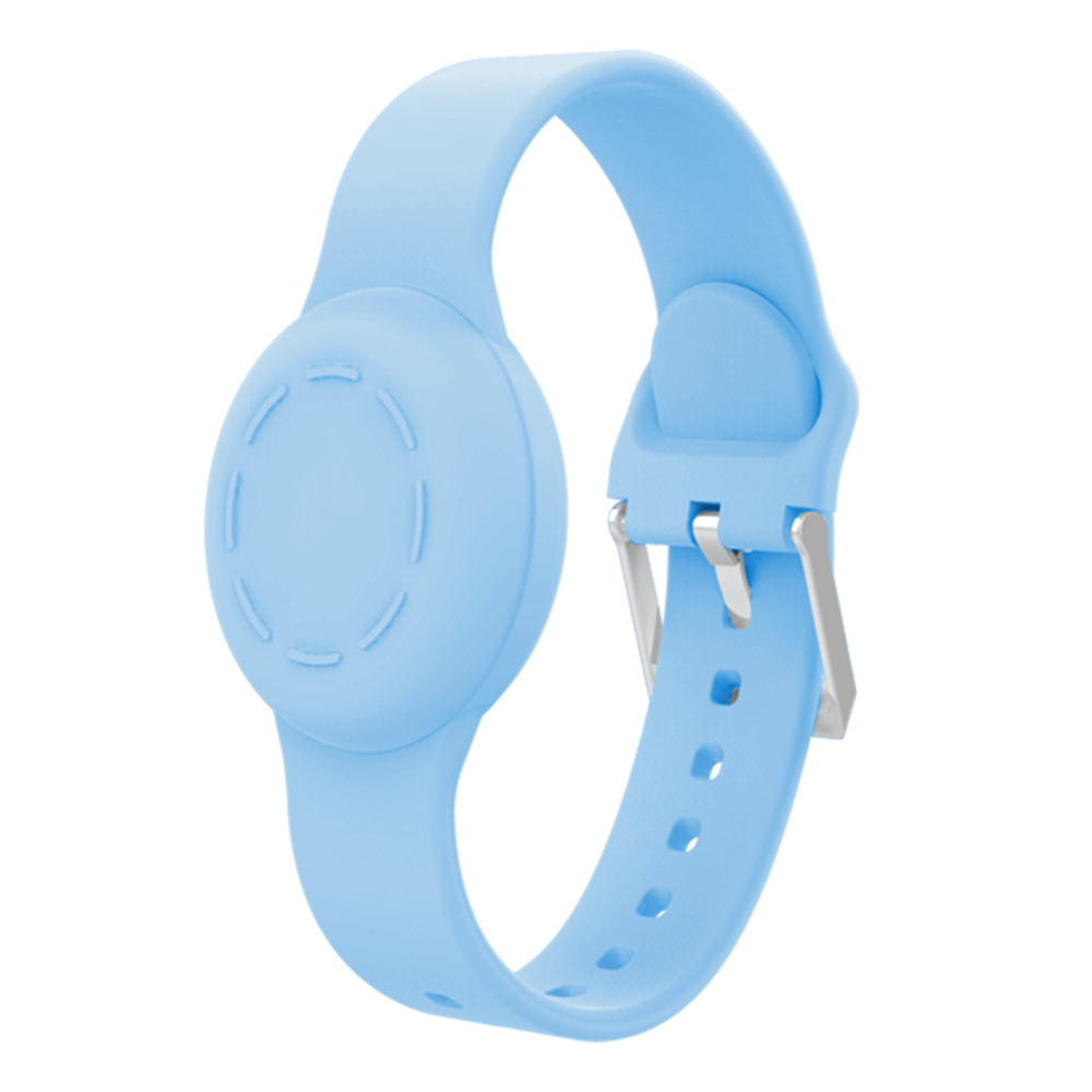 

Kids Armband Für Apple Airtag, Trackerhalter Silikongehäuse Wasserdichtes Verstellbares Armband - Himmelblau, AirTag