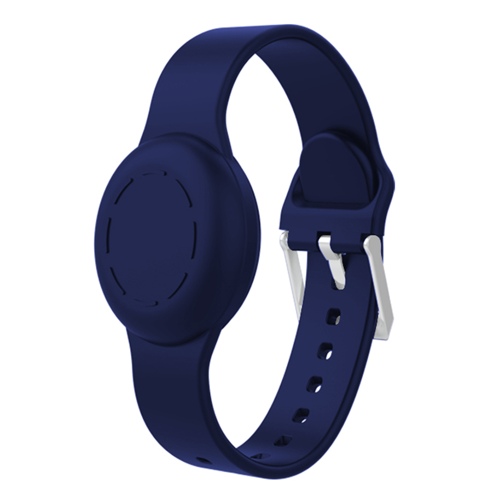 

Kids Armband Für Apple Airtag, Trackerhalter Silikongehäuse Wasserdichtes Verstellbares Armband - Mitternachtsblau, AirTag