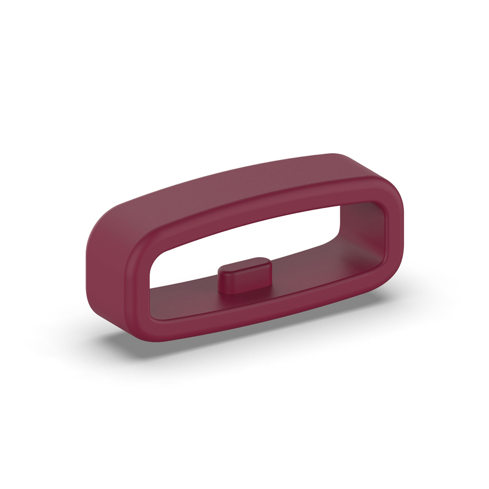 

Watch Band Gurt Loop Universal 20mm Retainer Fordering Ring Silicon Uhrenhalter - Weinrot, Universal