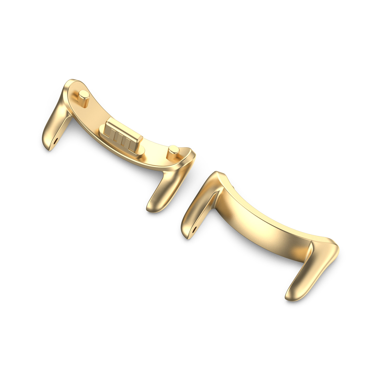 

1 Paar 12mm Uhrenbandanschluss Für Das Xiaomi Smart Band 8, Watch -gurt Edelstahladapter - Gold, Xiaomi Smart Band 8