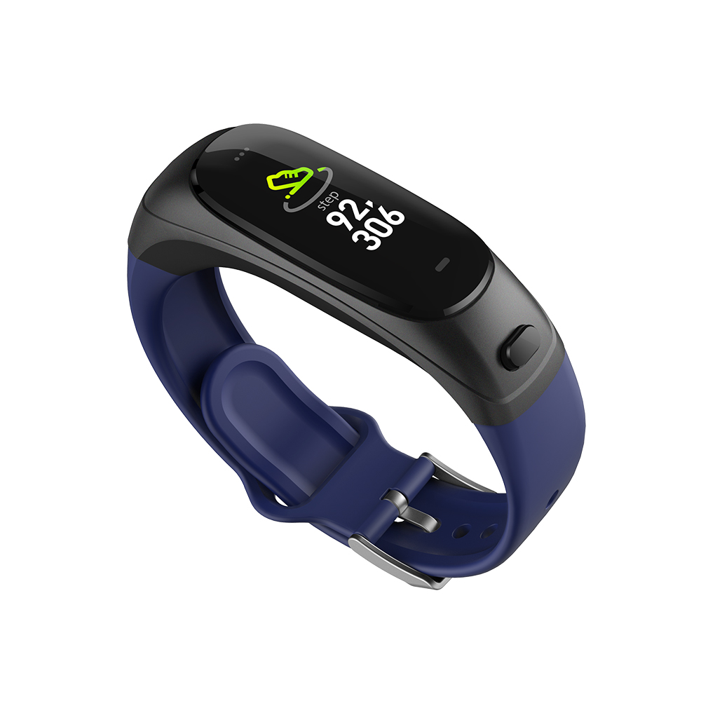 

CAVO V08S IPS Screen Signal Monitoring Sports Smart Bracte С Bluetooth-наушником - Синий