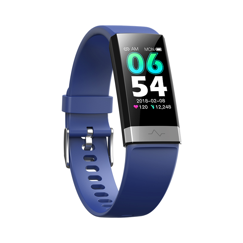

CSVO 1.14-inch Colorful Display Bluetooth Smart Watch Wristband with Sleeping/Heart Rate/Blood Pressure Monitor - Blue