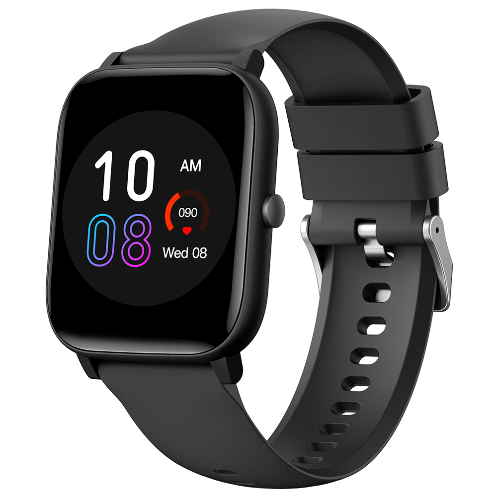 C09 Smart Watch 1.85-inch TFT Screen Bluetooth-compatible Call Heart Rate Blood Pressure Monitor Watch - Black