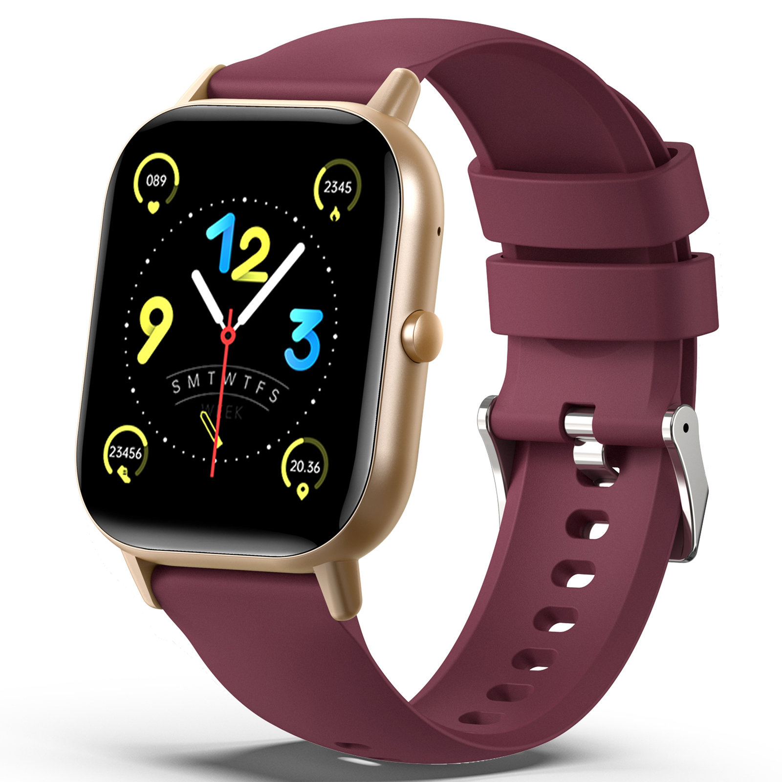 C23 Smart Watch 2.01 Inch HD Large Screen Health Monitor Sports Bluetooth-compatible Smartwatch - Purple