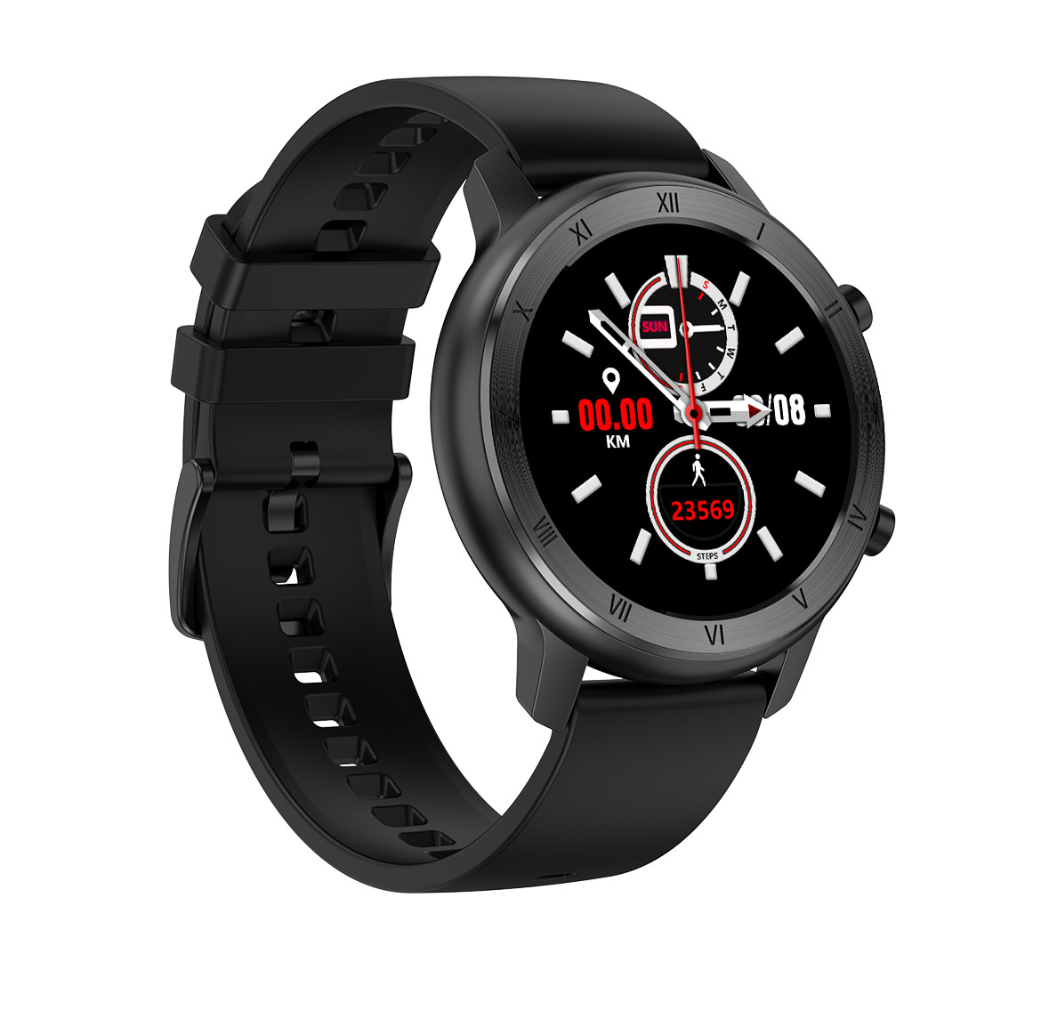 

DT89 Smart Watch Band Multi-Function Fitness Tracker IP68 Водонепроницаемый Монитор Сердечных Сокращений Умный Браслет - Чернить