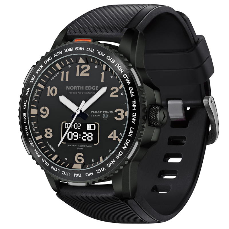 

NORTH EDGE FLOAT Smart Watch Heart Rate Sleep Monitor Outdoor Sports Watch
