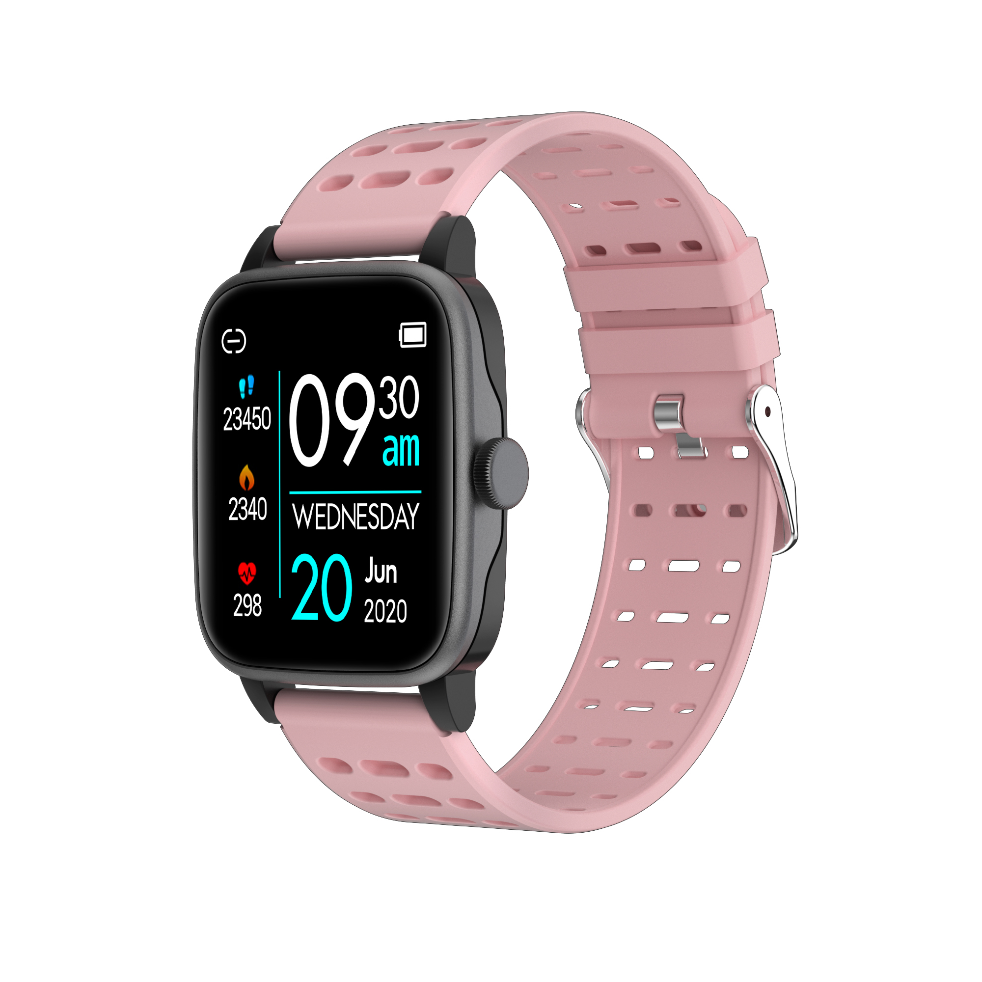 

P30 Fashionable Smart Watch 1.3-Inch IPS Color Screen Multi-function Health Monitoring Smart Bracelet - Pink