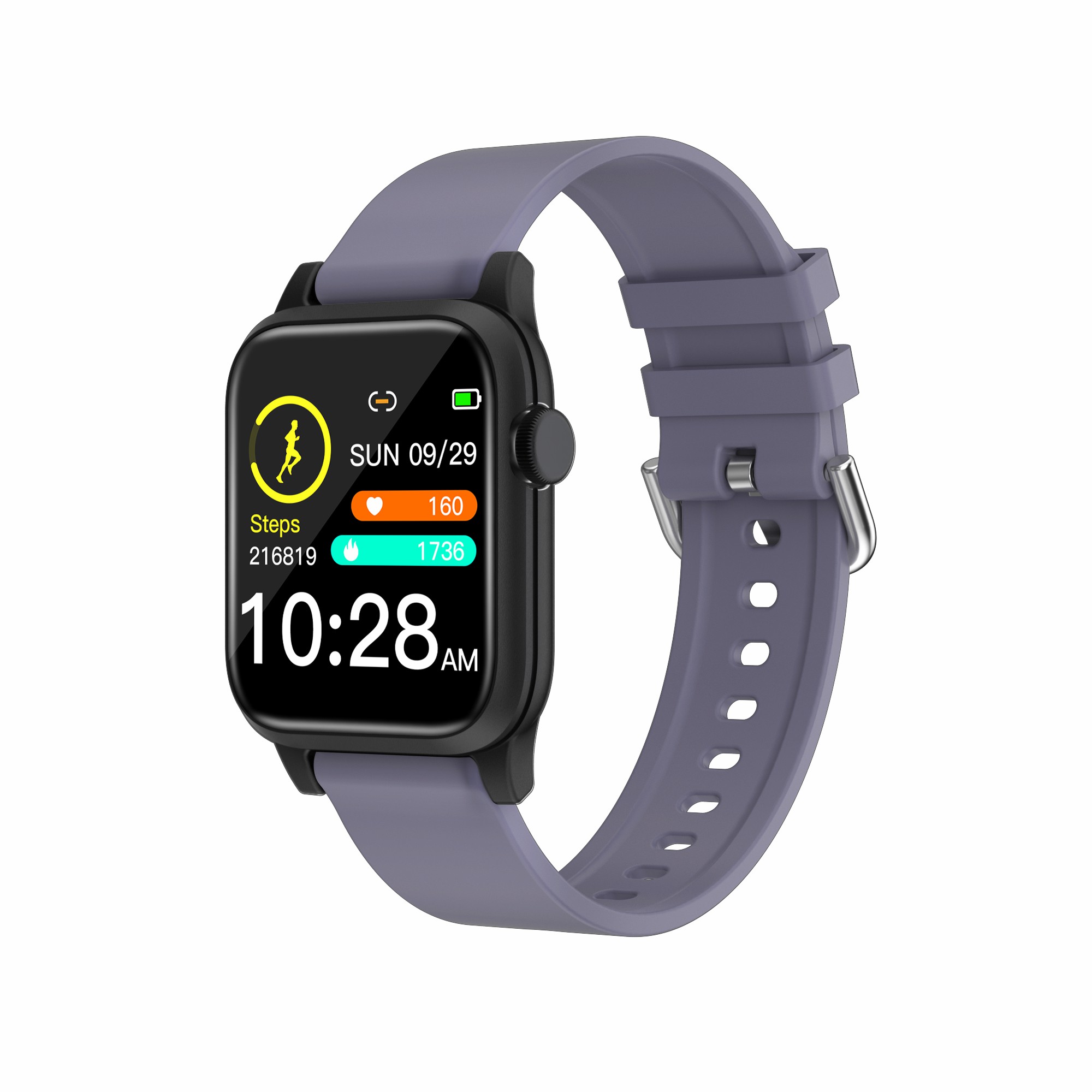 

P18 Smart Watch 1.3-Inch IPS Color Screen Multi-function Health Monitoring Smart Bracelet - Grey