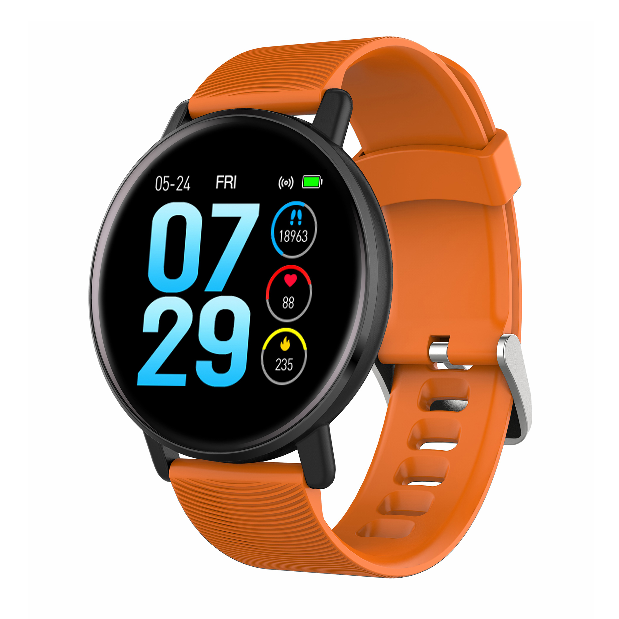 

H5 1.3-inch TFT Screen Health Monitoring Multi-function Smart Watch - Orange