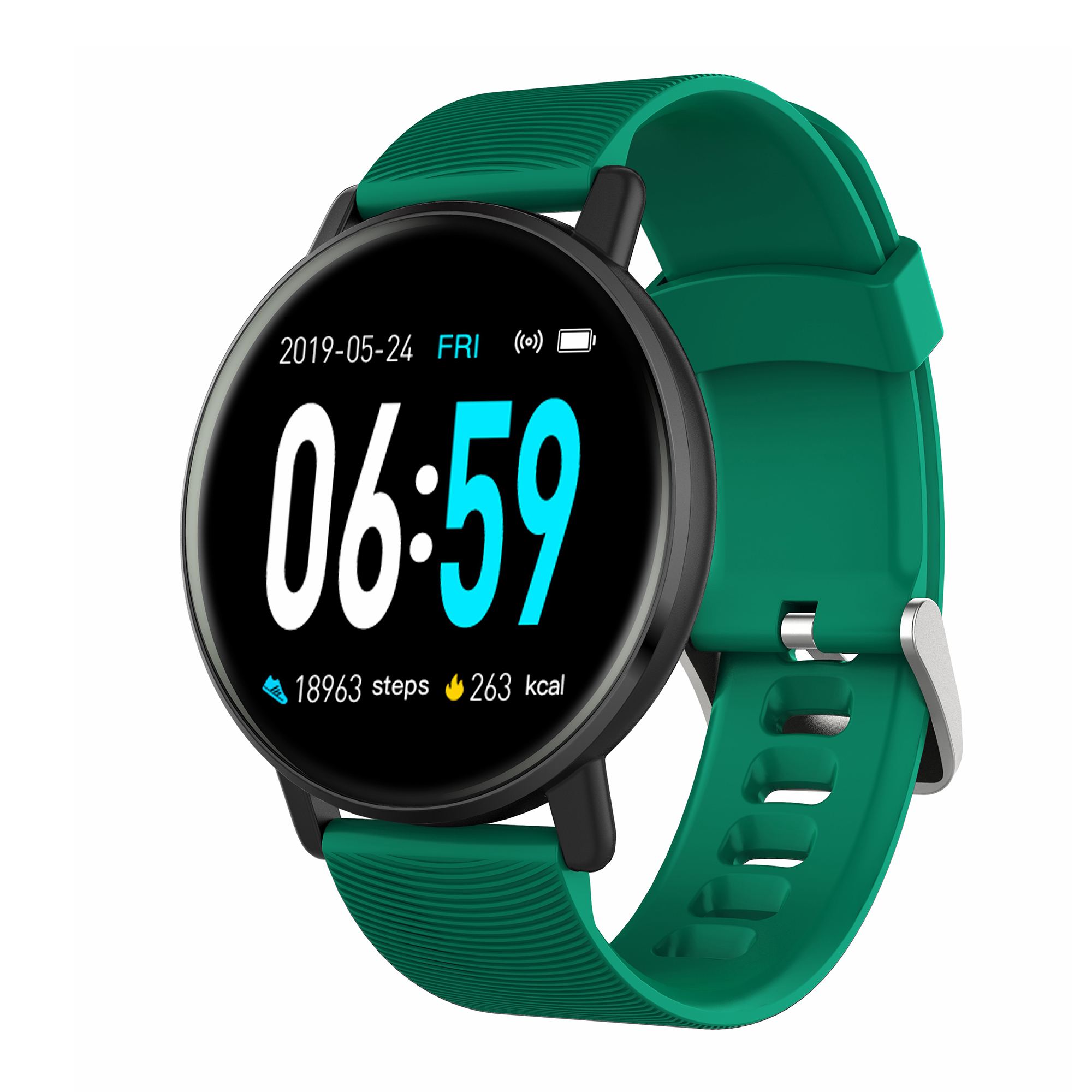 

H5 1.3-inch TFT Screen Health Monitoring Multi-function Smart Watch - Green