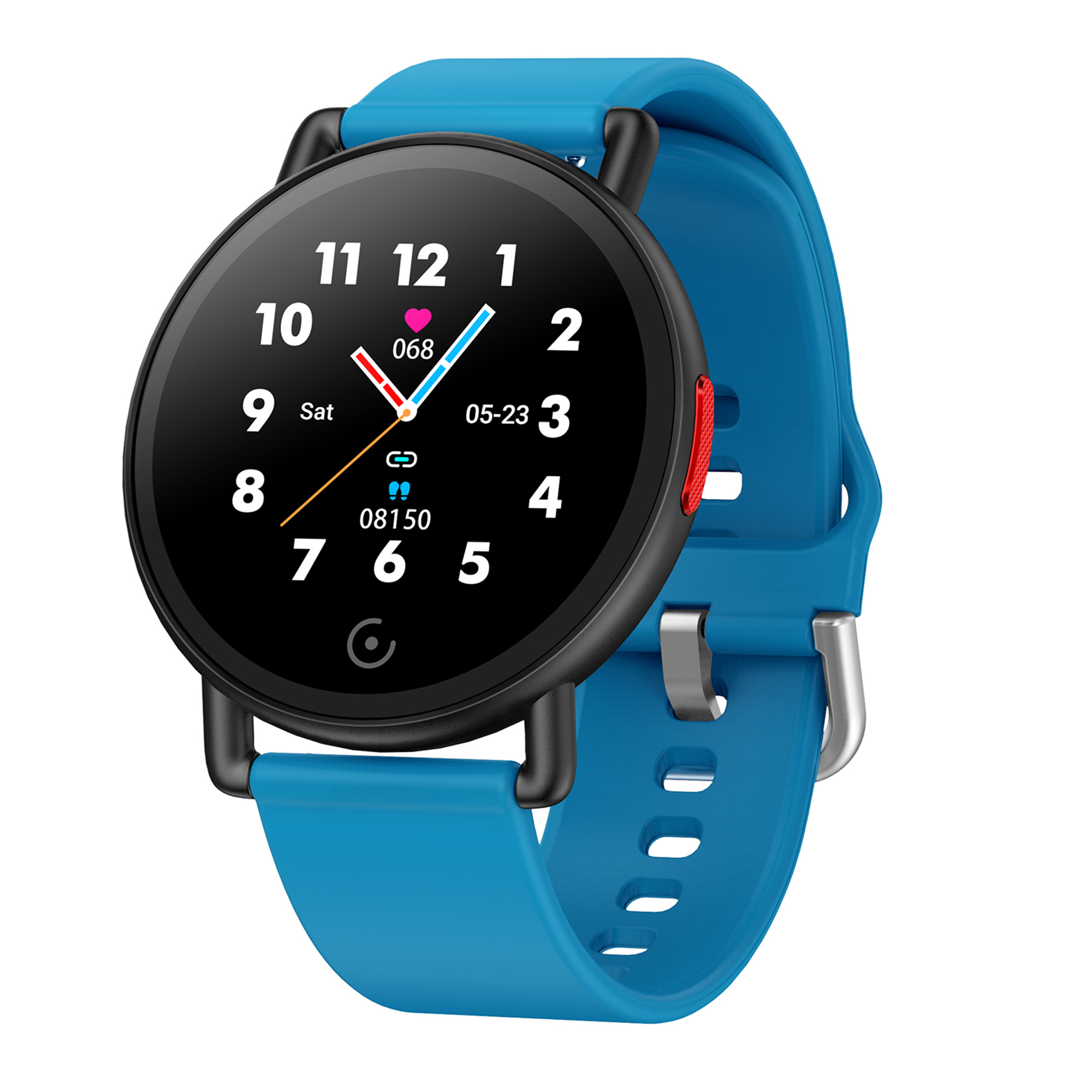 

Lemonda Smart G22 Smart Bractelet 1.3-дюймовый HD Health Fitness Tracker Водонепроницаемые Умные Часы [TPU RAP] - Синий