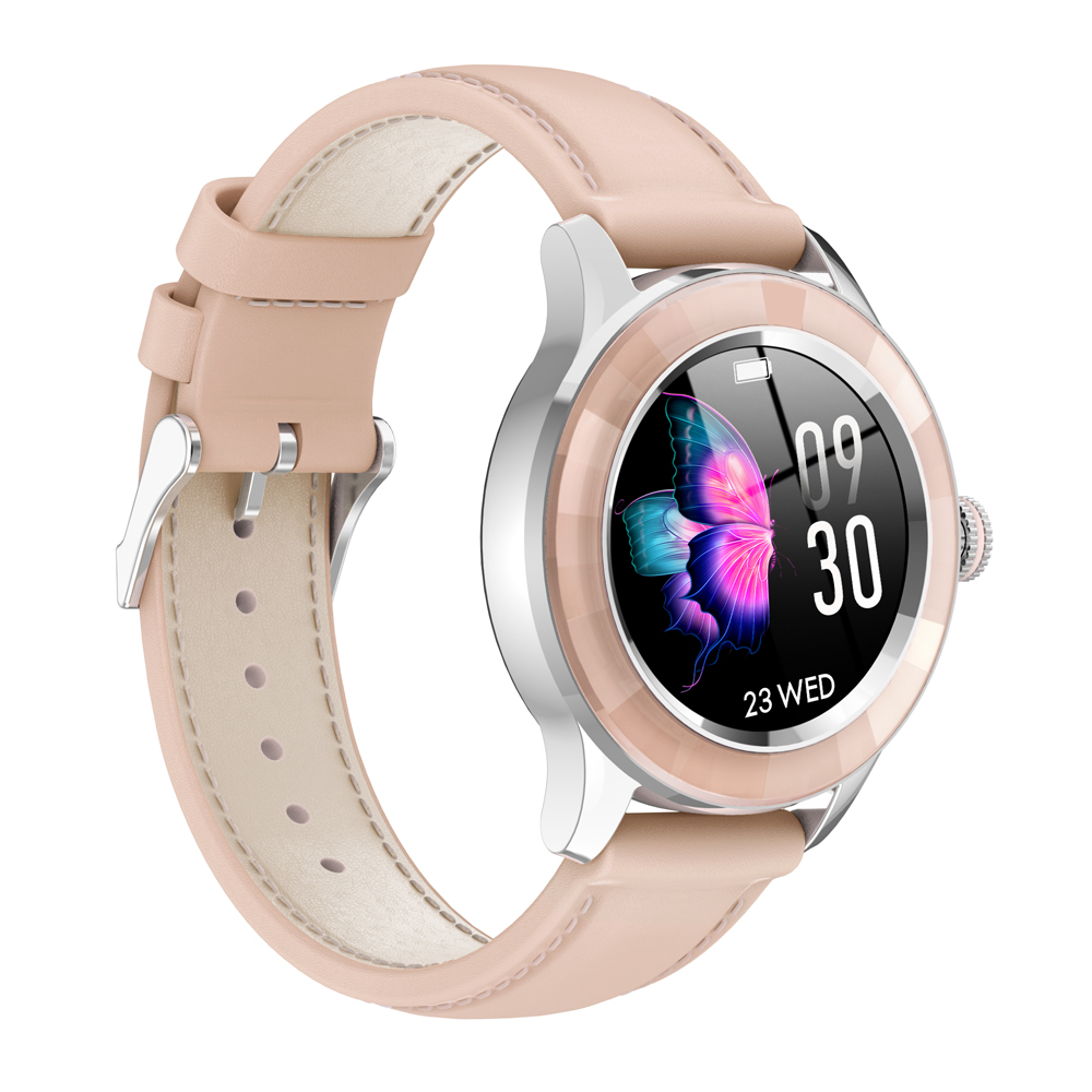 

S09 Full Touch Screen Female Menstrual Cycle Management Health Monitoring Multi-function Smart Wristband - Beige