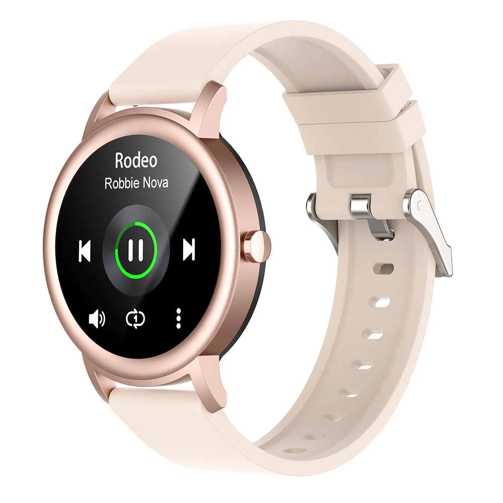 

OK001 Bluetooth Anruf Herzfrequenz Blutdruckkörper Temperatur Monitor Smart Watch Support Offline Brieftasche - Rosa