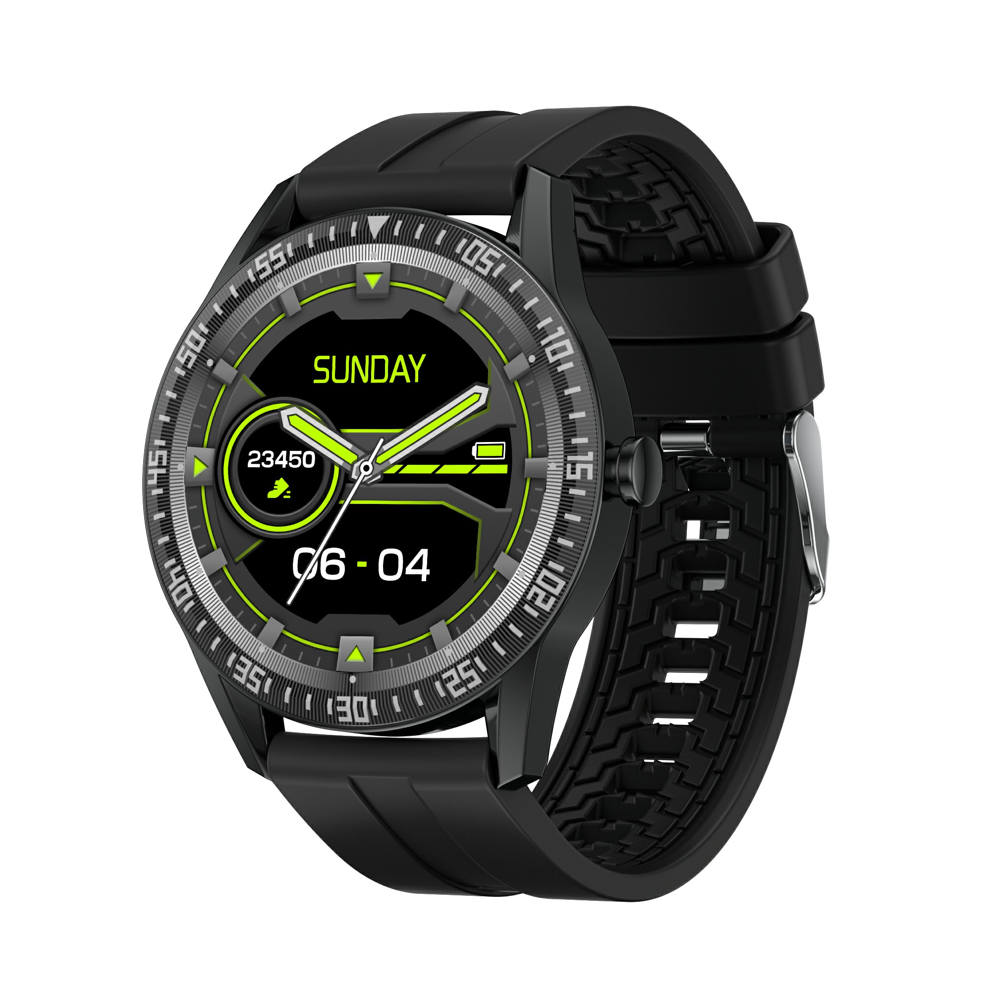 

N70 1.28 inch Bluetooth Call Music Play Smart Watch IP67 Waterproof Health Monitoring Multi-sports Smartwatch - Black