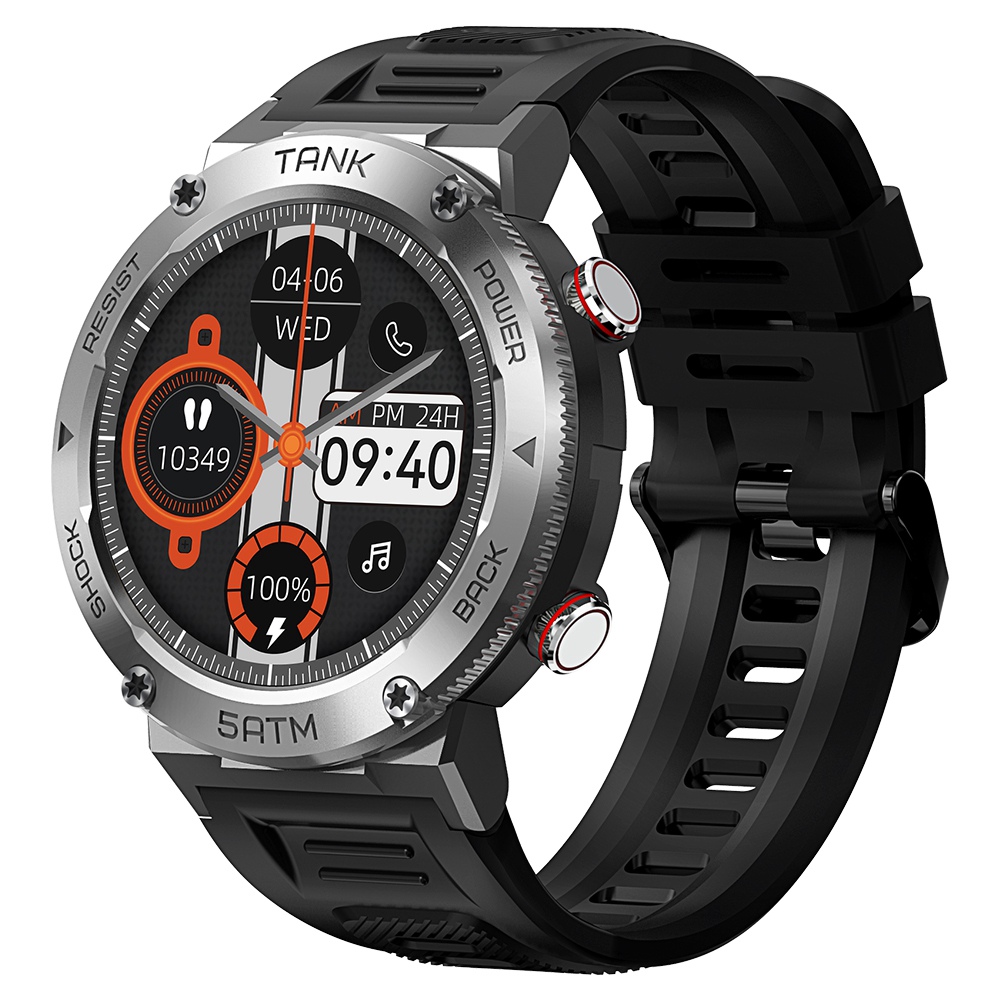 

Костечный Так T1 Pro 1,32-дюймовый Интеллектуальные Часы Для Сердечного Ритма. - Серебряный