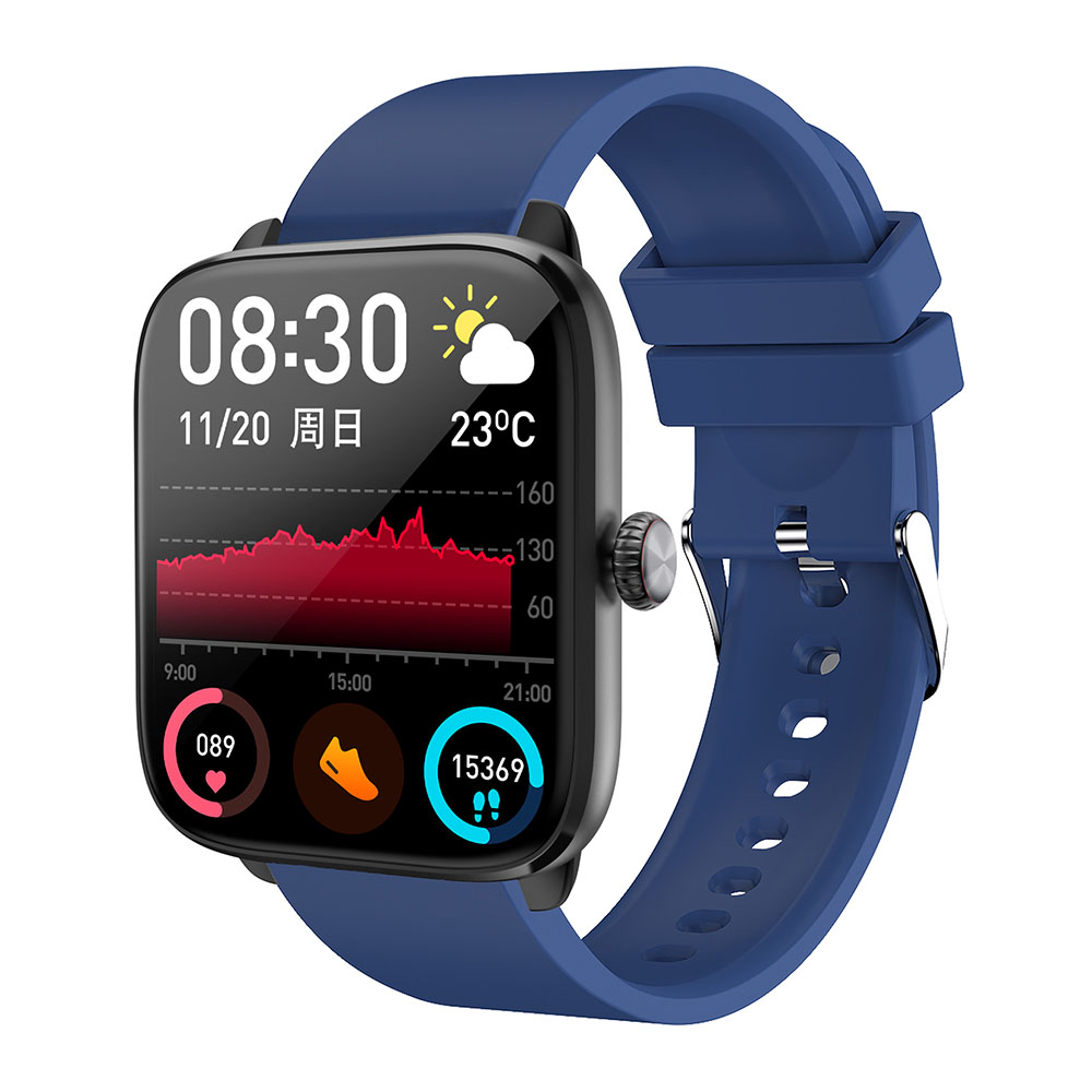 

T20 1.96 "hd Smart Watch Bluetooth Call Water Resistant Fitness Armband Mit Herzfrequenzüberwachung - Blau