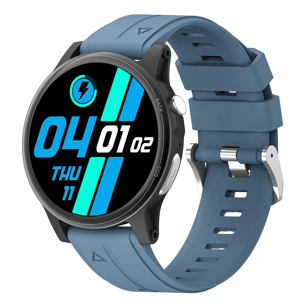 

ZL89 1,39 "smart Watch Ekg Herzfrequenz Blutdruckmonitor Handgelenk Watch Support Al Voice Assistent - Schwarz / Blau