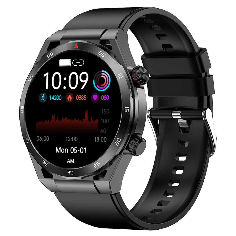 

T80 Silikongurt Bluetooth Aufrufen Smart Armband Nicht-invasiv - Schwarz