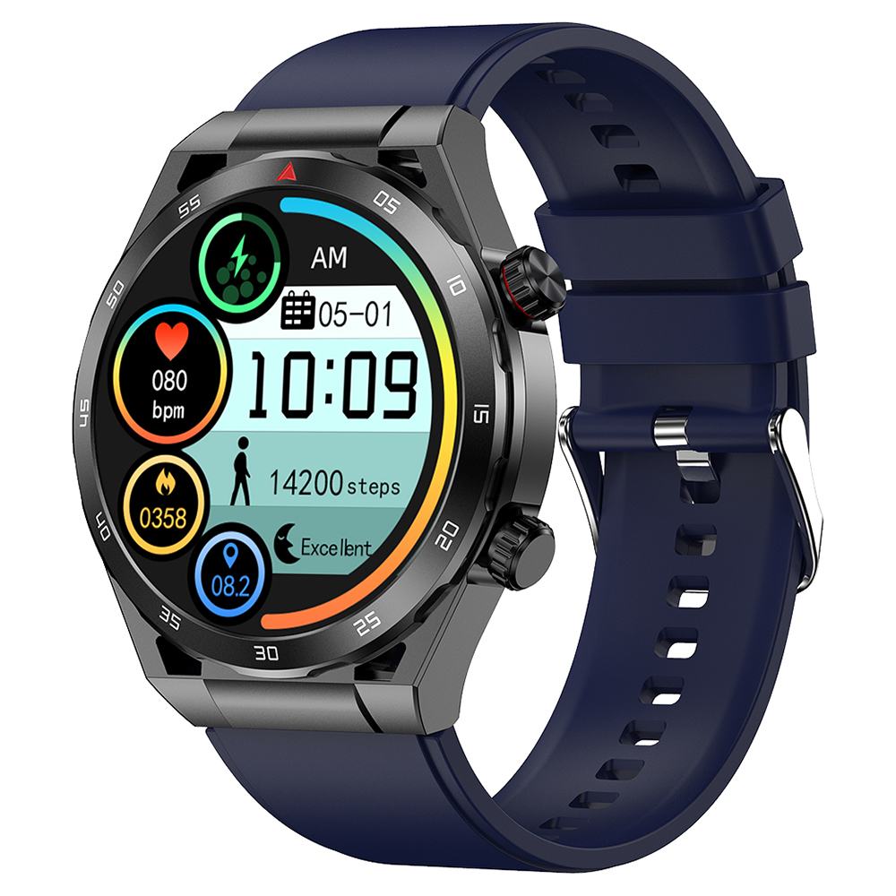 

T80 Silikongurt Bluetooth Aufrufen Smart Armband Nicht-invasiv - Blau
