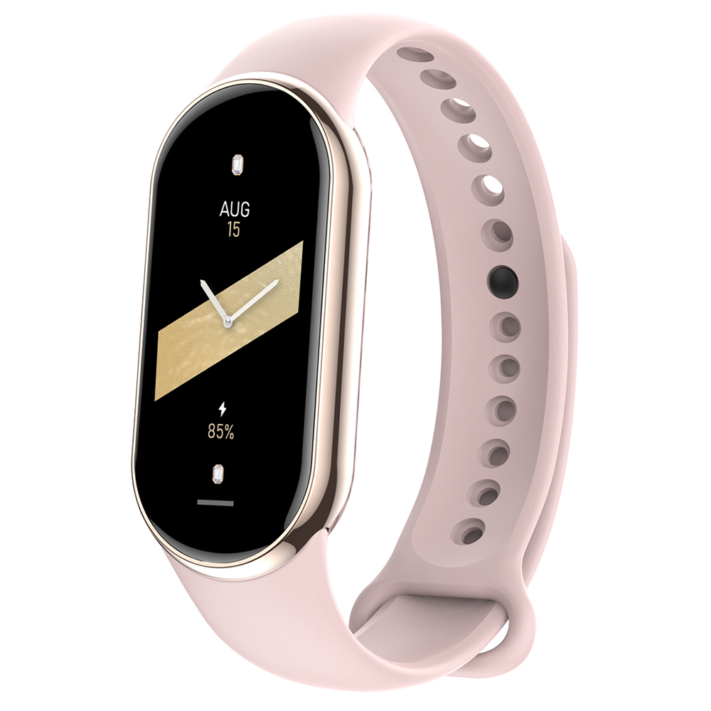 

M8 1.14 '' Smart Watch Fitness Aktivitäts Monitor Watchherzfrequenz, Blutdruck, Blutzucker, Schlafverfolgung - Rosa