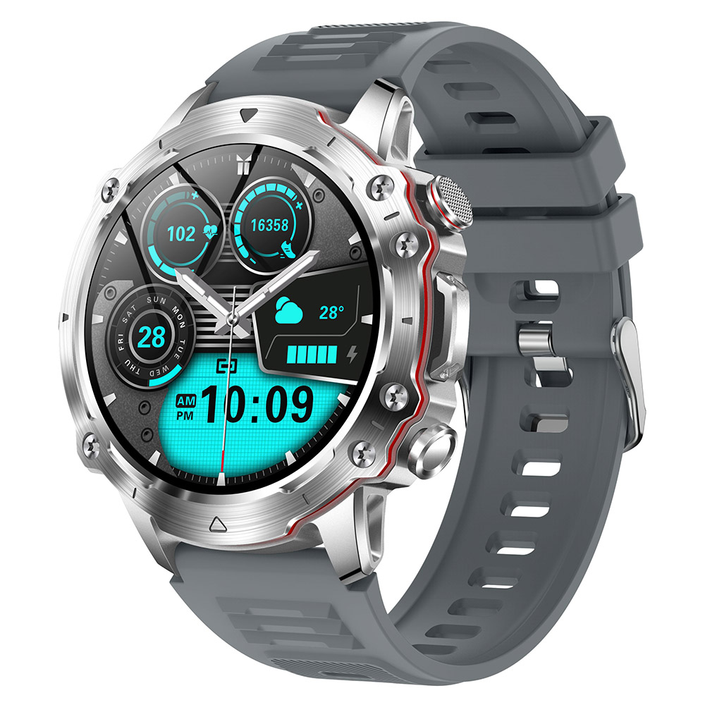 

V91 Outdoor Wasserdichtes Anti-drop-1,52-zoll-bluetooth-bluetooth-smart-armband Für Die Gesundheit Von Gesundheitsüberwachungen - Grau