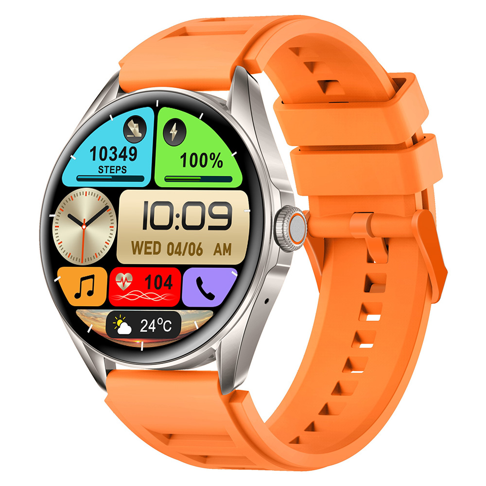 

L61D 1,43 Zoll AMOLED Multisport-modus Smart Watch Support Heart Frequenz / Blutdruck / Blutsauerstoffmonitor - Orange