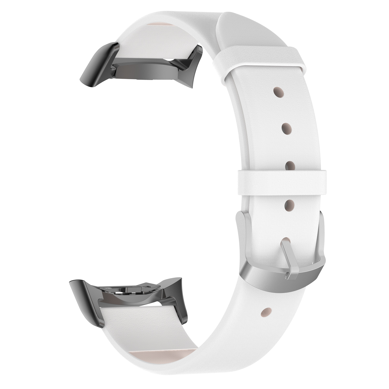 

Кожаная Замена Ремешка Для Часов Smason Samsung Smear S2 R720 R730 Smart Watch - Белый, Other Samsung Models