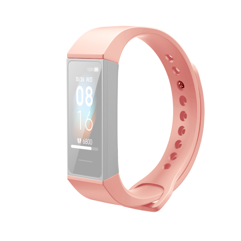

Silicone Smart Watch Replacement Strap for Redmi Watch - Pink, Universal