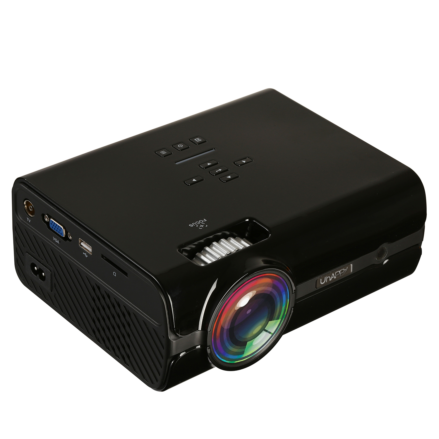 

UHAPPY U45 Wireless Sync Display Wifi Projector - Black/UK Plug