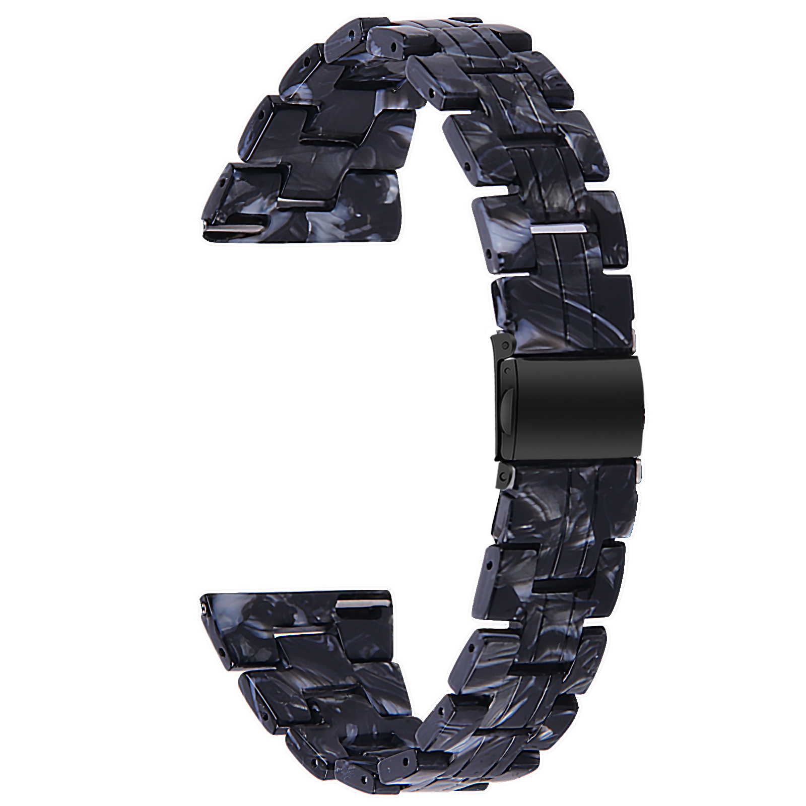 

Light Weight Colorful Stylish Resin Watch Band for Huami Amazfit Youth Smart Watch 22mm - Black Mix, Other Phone Models