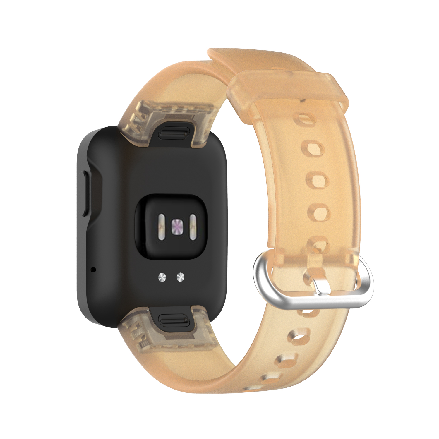 

Refreshing Transparent Watchband TPU Adjustable Smart Watch Strap for Xiaomi Redmi Watch/Mi Watch Lite - Transparent Orange, Other Xiaomi Models