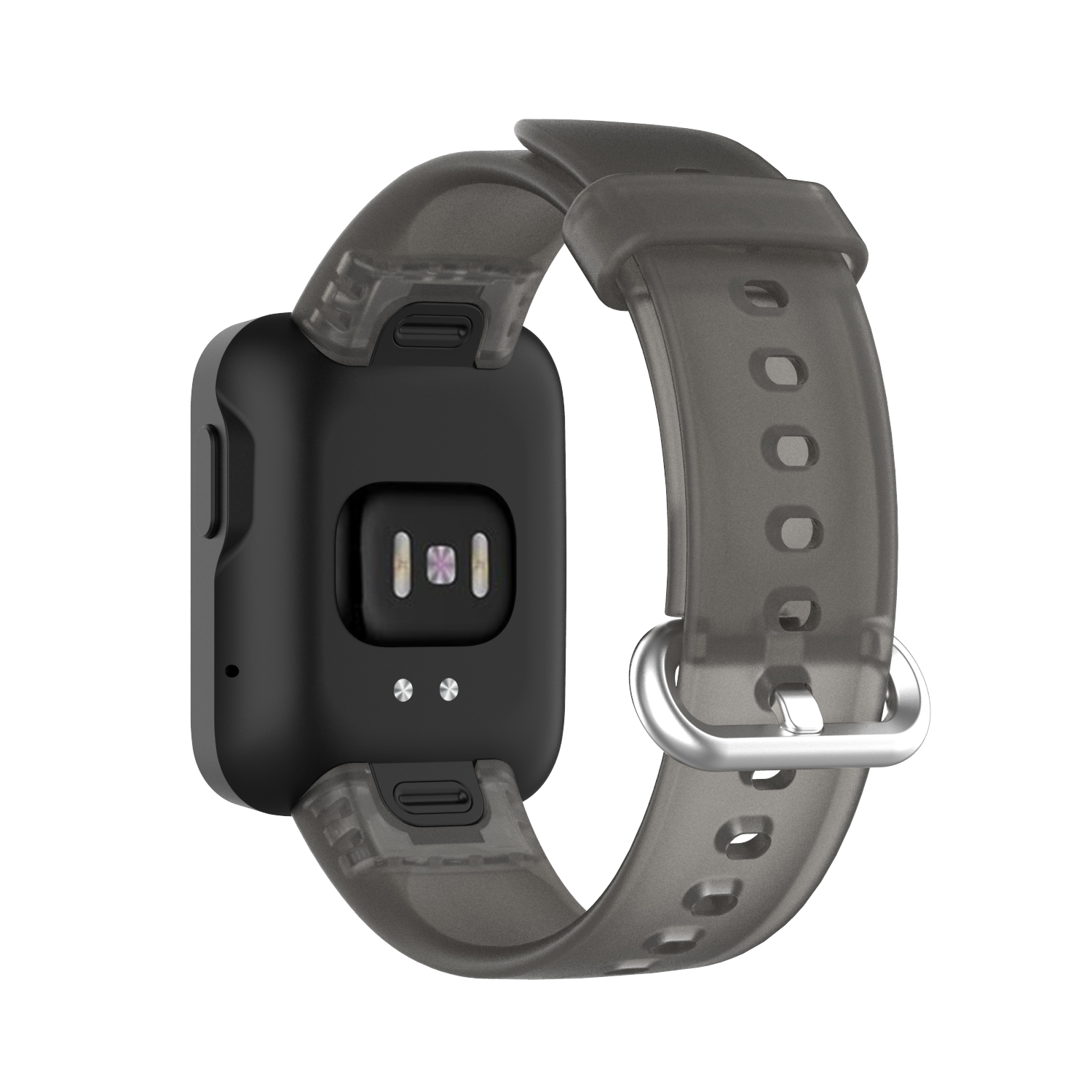 

Refreshing Transparent Watchband TPU Adjustable Smart Watch Strap for Xiaomi Redmi Watch/Mi Watch Lite - Transparent Black, Other Xiaomi Models