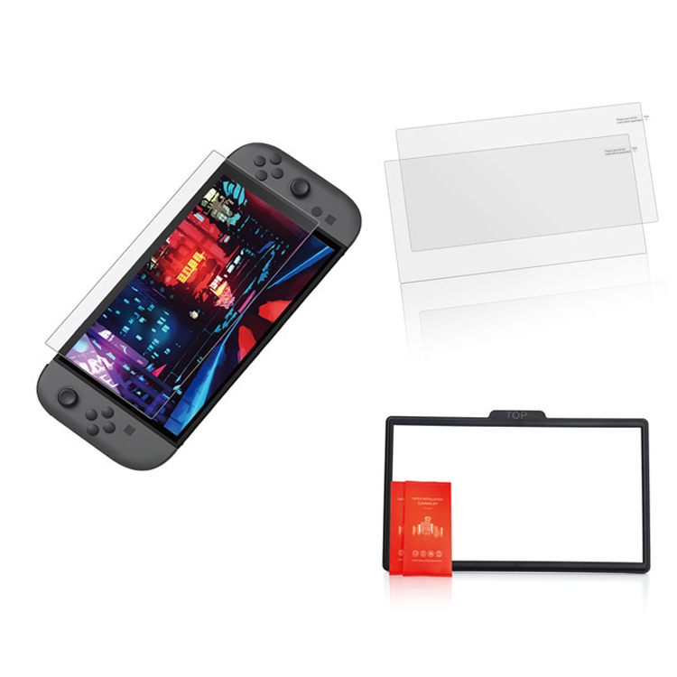 DOBE TNS-51117 2Pcs For Nintendo Switch 2 Screen Protector 9H Hardness Tempered Glass Film with Installation Tool