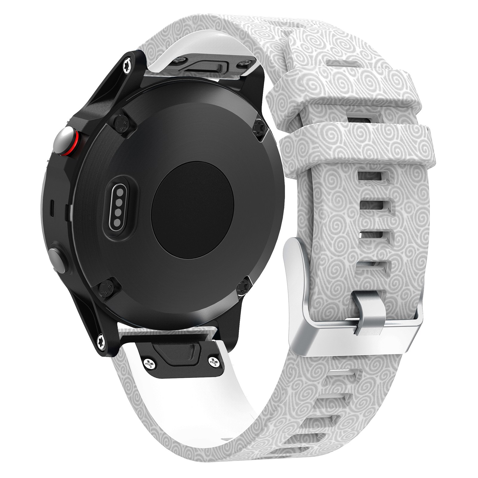 

Для Garmin 7 / 6 Pro / Предшественник 935 / 945 Силиконовая Часовая Полоса 22 -мм Рисунок Замена Запястья Ремешок Для Запястья - Стиль м, Garmin Fenix 7