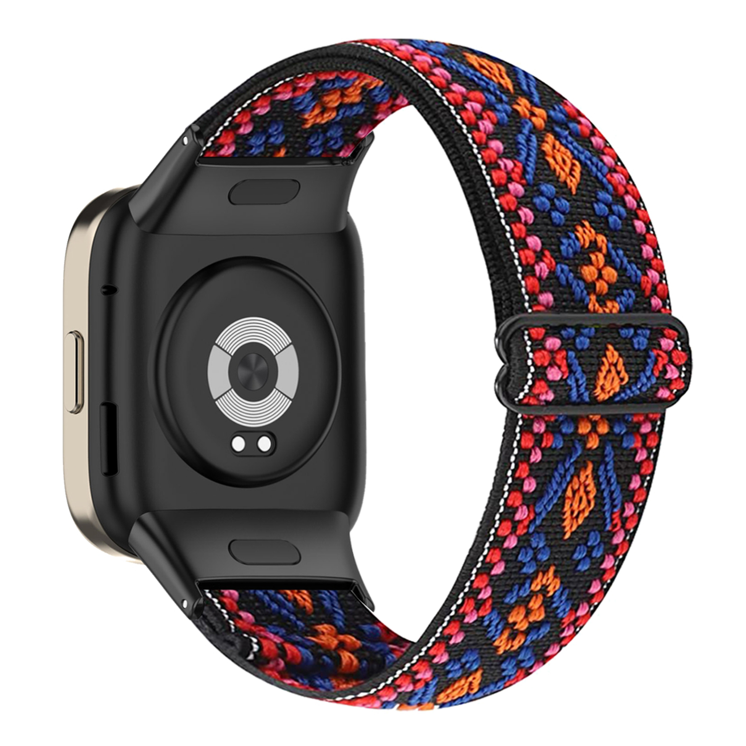 

Für Xiaomi Redmi Uhr 3 / Mi Watch Lite 3 Uhrengurt Elastische Nylon Einstellbare Smart Watch Band - Orange Rosa, Xiaomi Redmi Watch 3