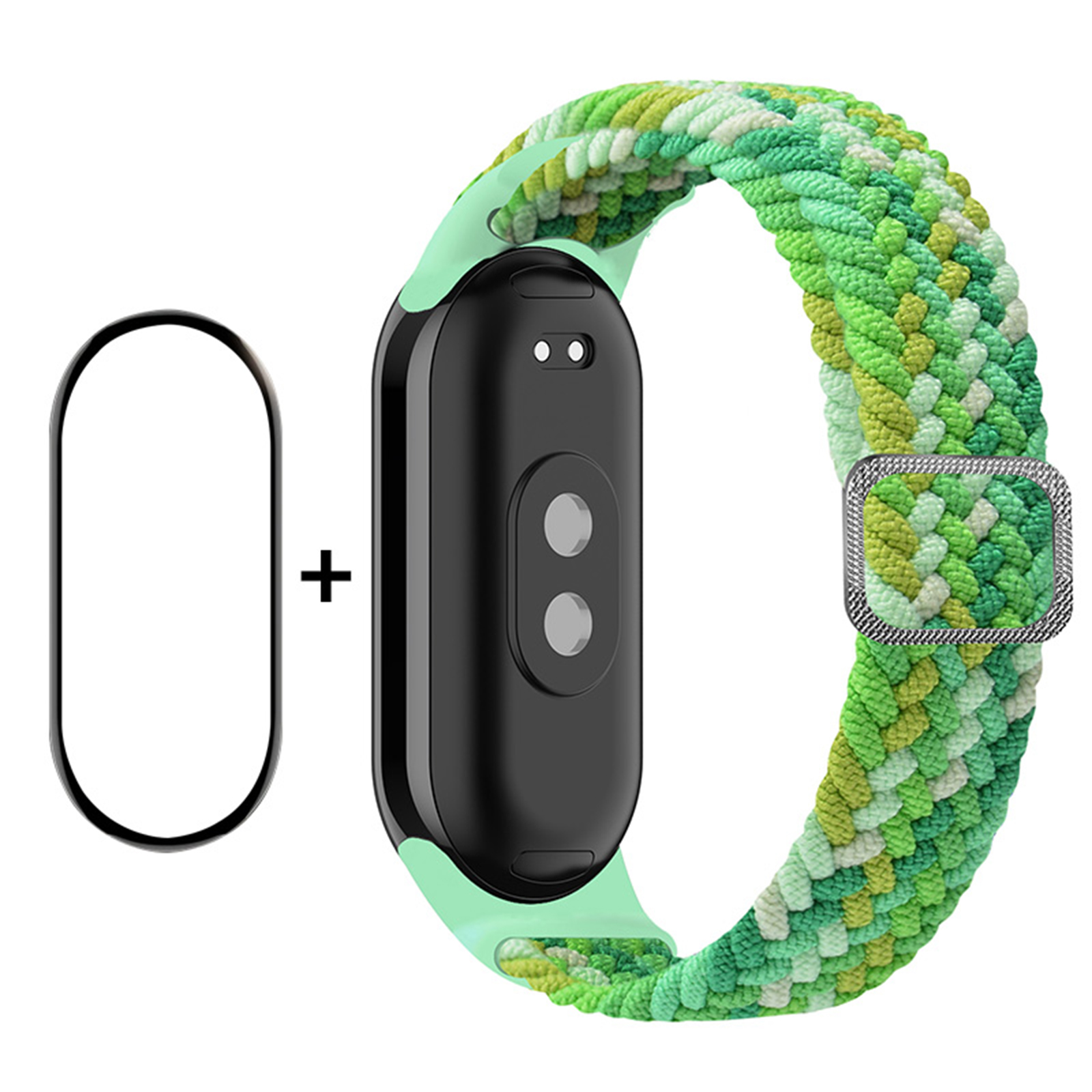 

Enkay Hat-prince Für Xiaomi Smart Band 8 Elastic Watch Band Nylon Geflochten - Hellgrün, Xiaomi Smart Band 8