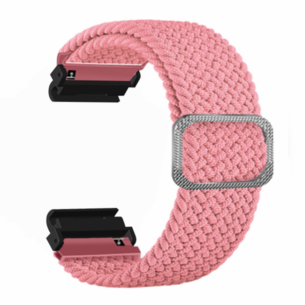 

Für Huami Amazfit T-Rex 2 Ultra Dehnes Uhrenband Nylon Verstellbarer Sportriemen - Rosa, Huami Amazfit T-Rex 2 Ultra
