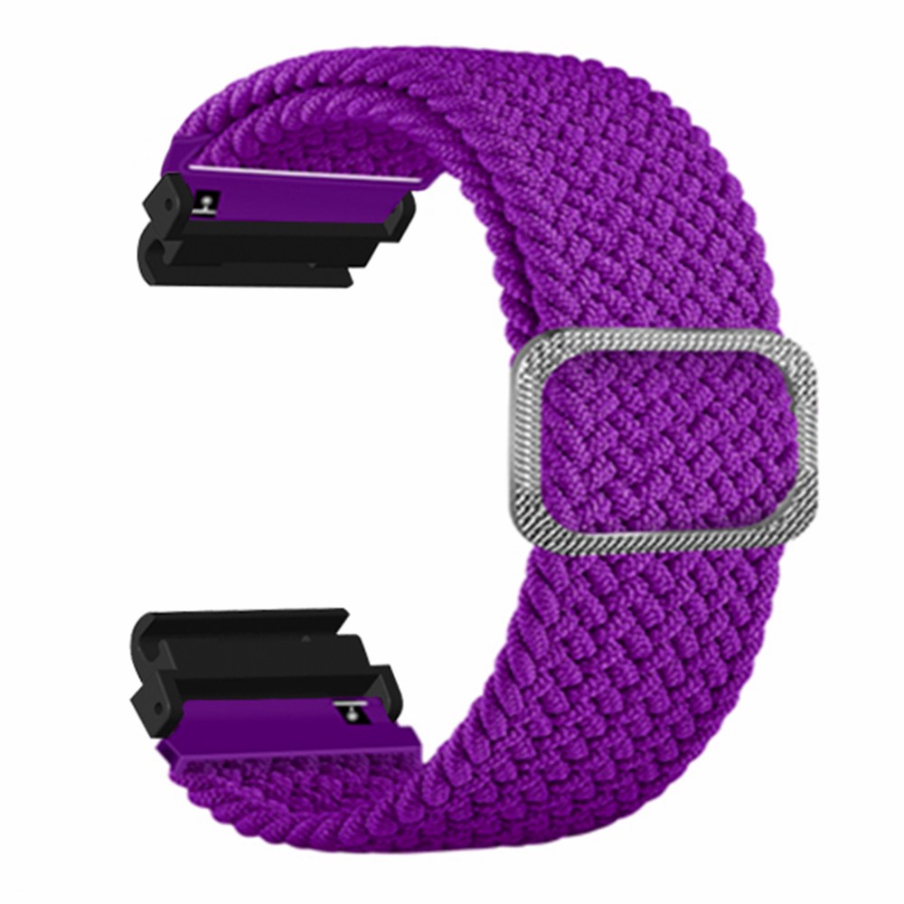 

Für Huami Amazfit T-Rex 2 Ultra Dehnes Uhrenband Nylon Verstellbarer Sportriemen - Lila, Huami Amazfit T-Rex 2 Ultra