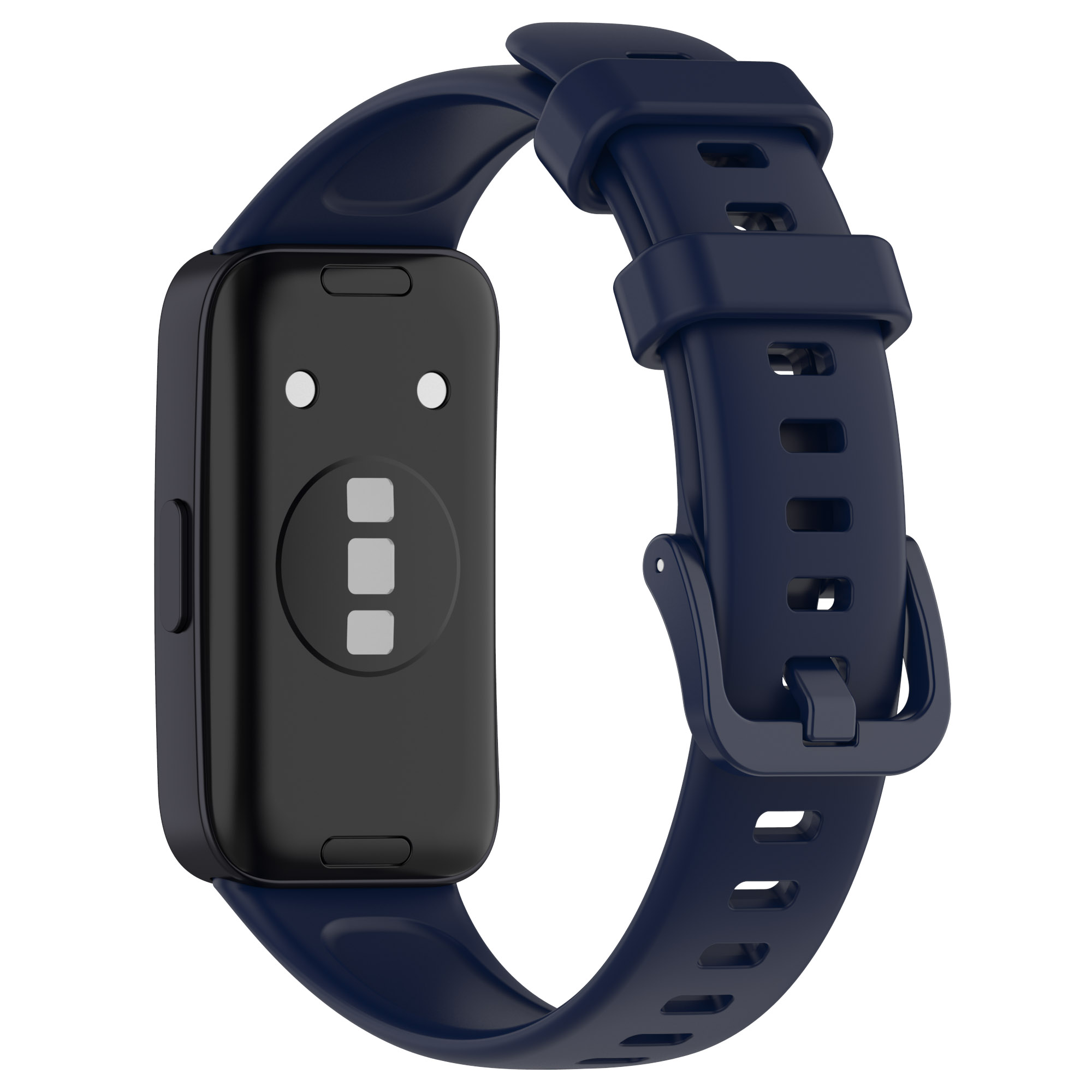 

Für Huawei Band 8 Silicone Watchbänder Wasserdichtem Sport Watchband -gurt - Tinte Blau, Huawei Band 8