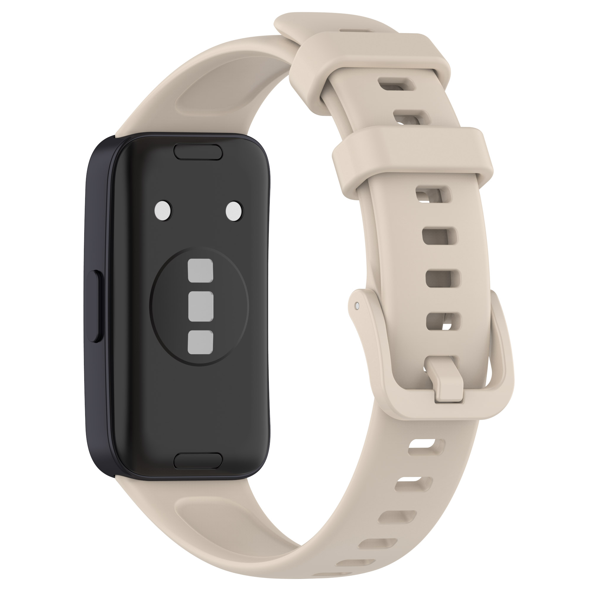 

Für Huawei Band 8 Silicone Watchbänder Wasserdichtem Sport Watchband -gurt - Elfenbeinweiß, Huawei Band 8