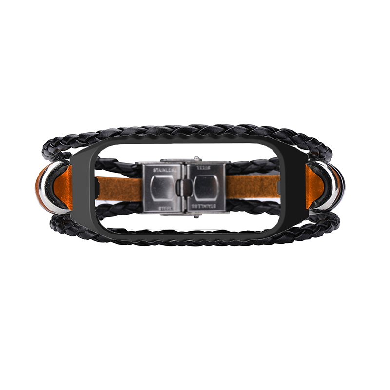 

Für Xiaomi Redmi Band 2 Uhr Band Boho Perlen -metallschmuck Retro -gurt DIY -armbänder - Braun, Redmi Band 2