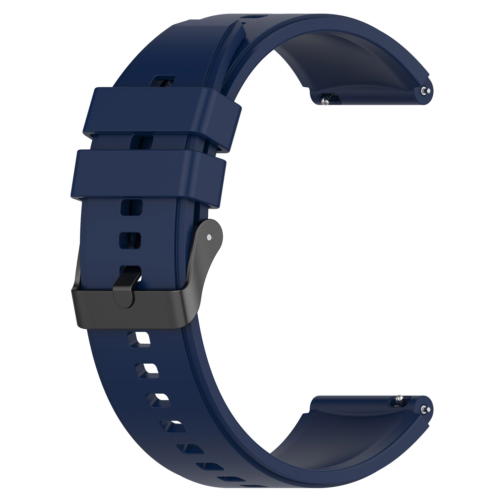 

Für Huawei Uhr 4 / Beobachten Sie 3 Pro / Watch GT 3 SE Silicone Uhrengurt 22 mm Ersatz Handgelenkband - Navy Blau, Huawei Watch 4