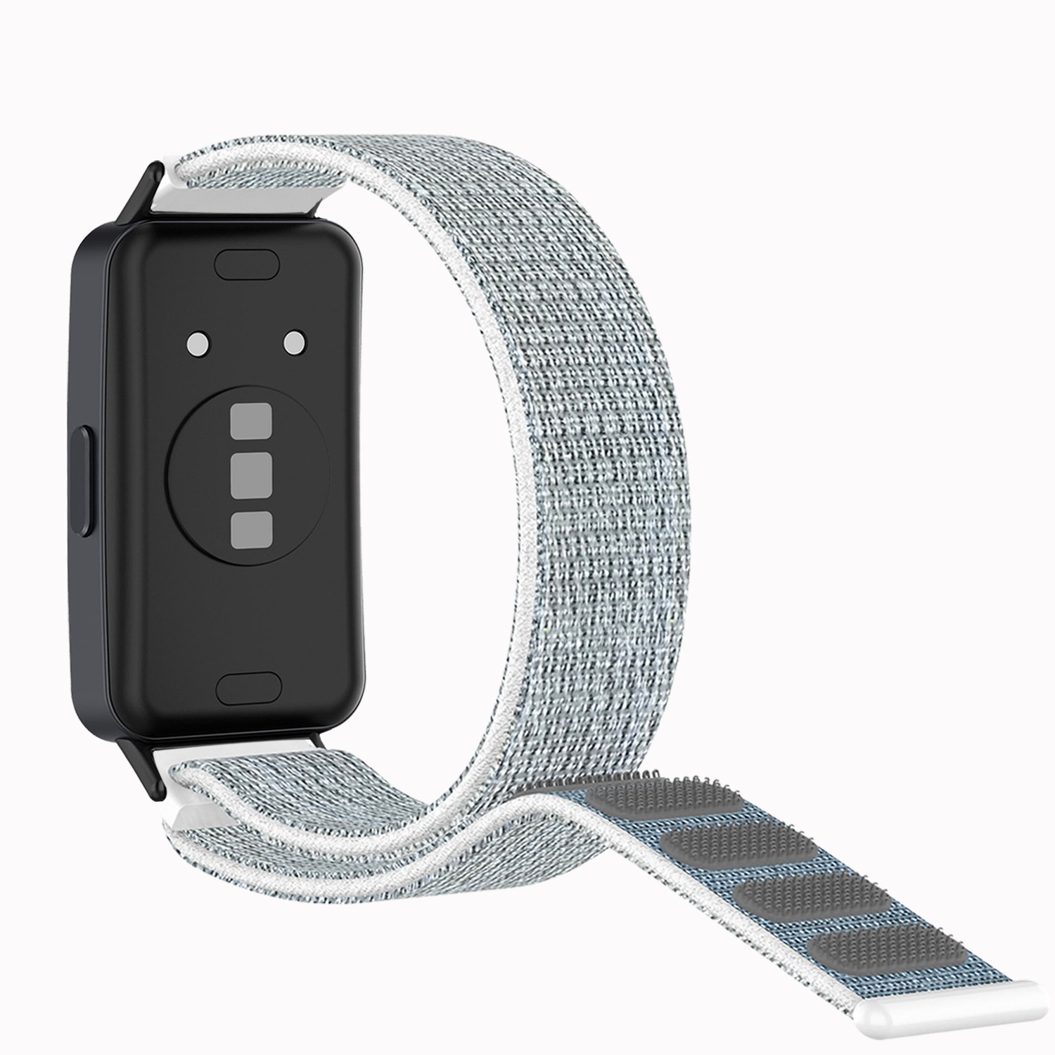 

Für Huawei Band 8 Nylon Watch Band Verstellbarer Sportschleifen Atmungsaktives Ersatzriemen - Muschel, Huawei Band 8