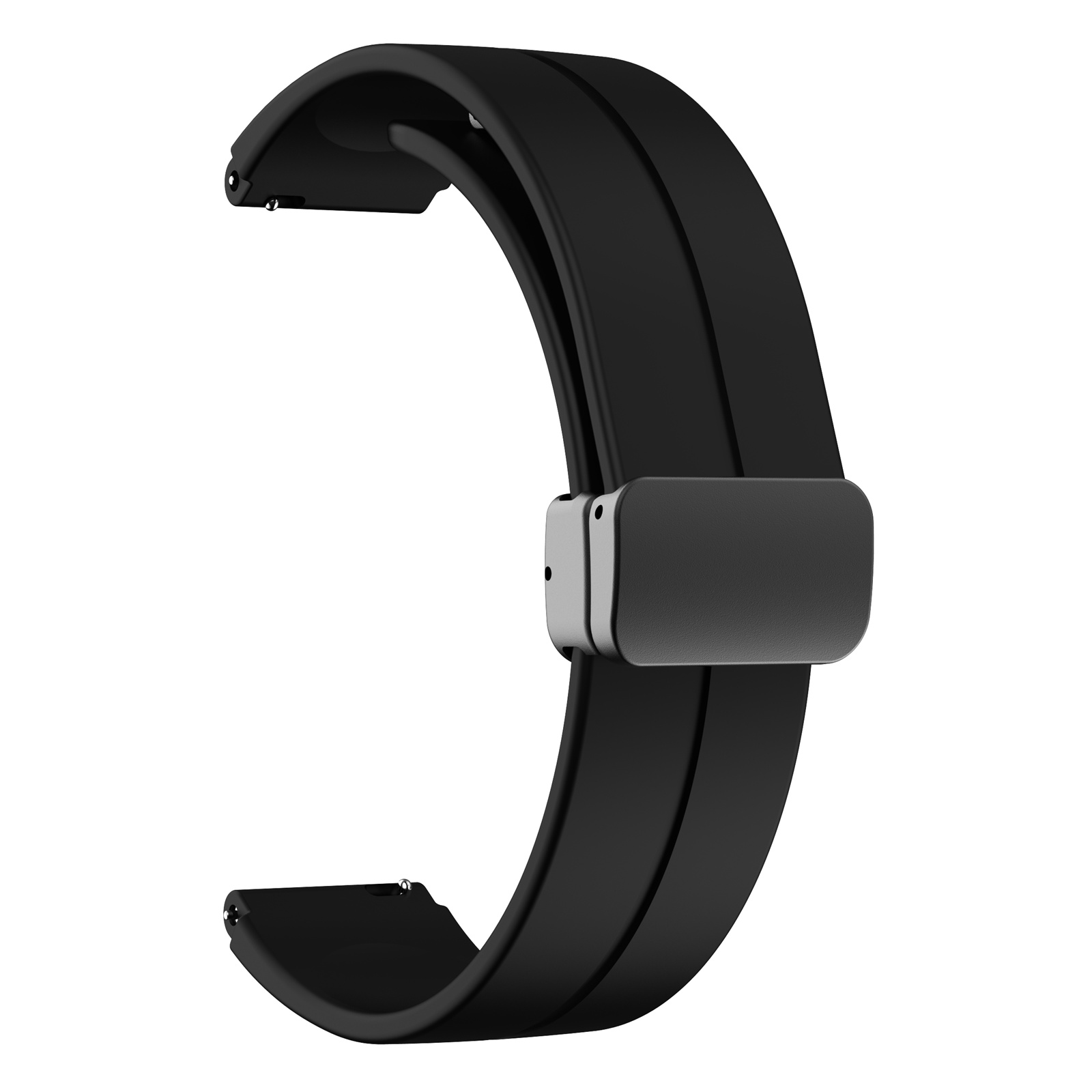 

Für Keep B4 / Huawei Uhr Fit Mini 16mm Silikonband Ersatzuhr, Schwarze Klappschnalle - Schwarz, Other Smartwatch Models