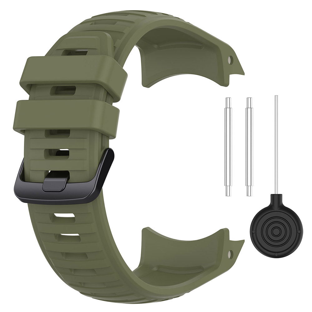 

Für Garmin Instinct 2x Verstellbares Silikon -uhren -band -ersatzhandgelenkriemen - Dschungelgrün, Garmin Instinct 2X