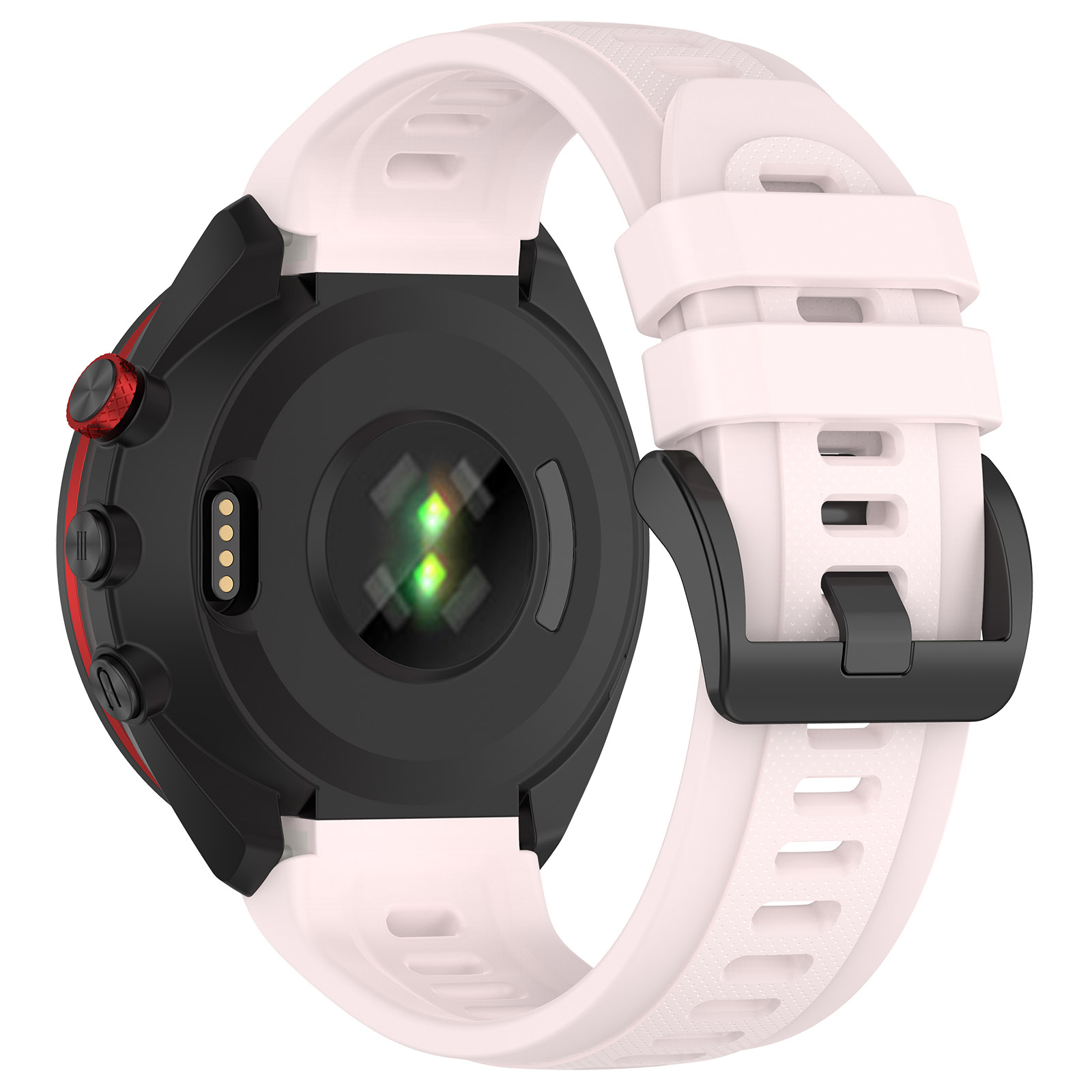 

Für Garmin -annäherung S70 47mm Silicon Watch Band Soft Sport Ersatzwächter - Rosa, Garmin Approach S70 47mm
