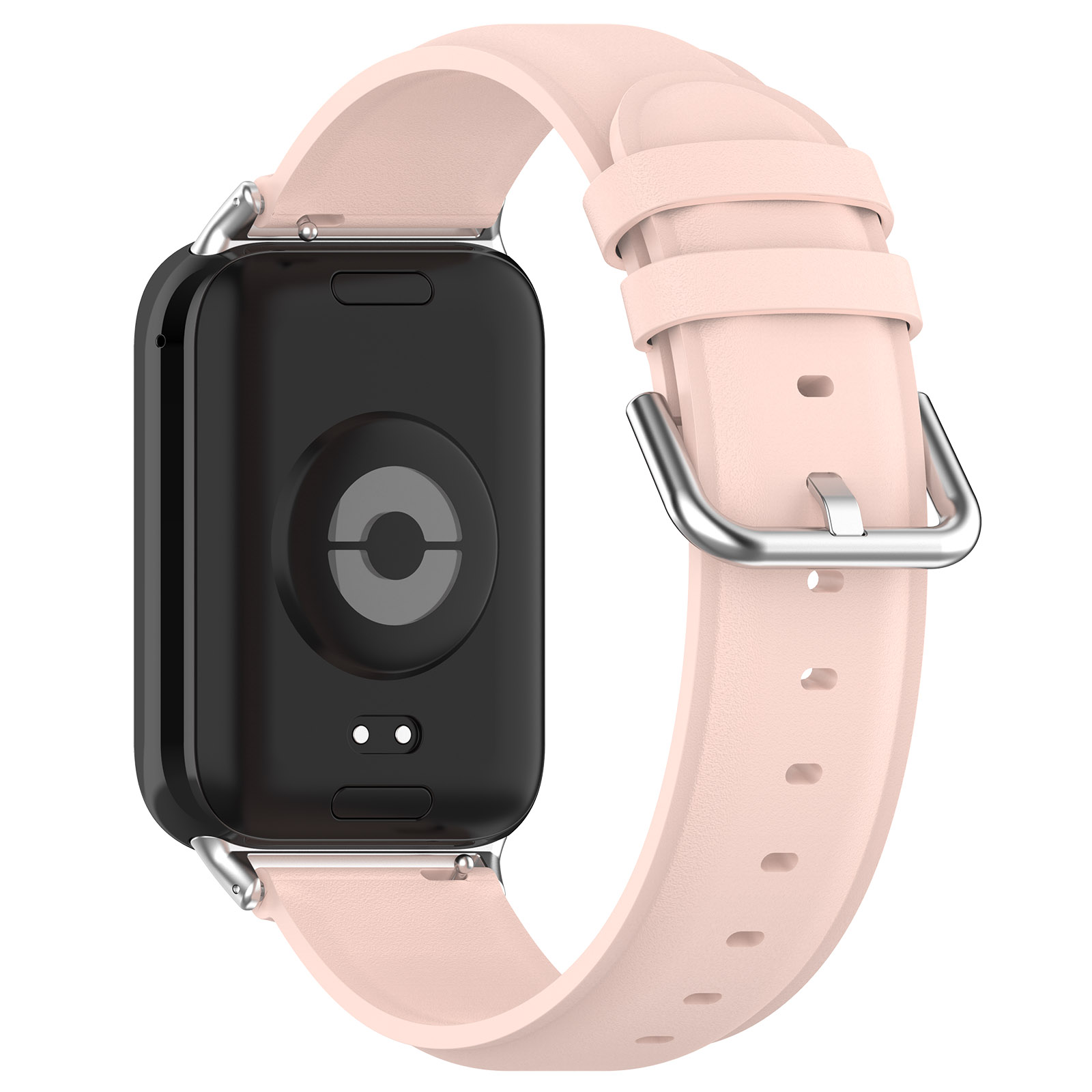 

Echte Kuhleder -uhr -band Für Xiaomi Smart Band 8 Pro, Ersatzbänder Mit Steckern - Hell-pink, Xiaomi Smart Band 8 Pro
